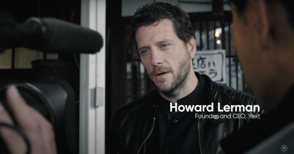 Howard Lerman, Founder and CEO, YEXT.