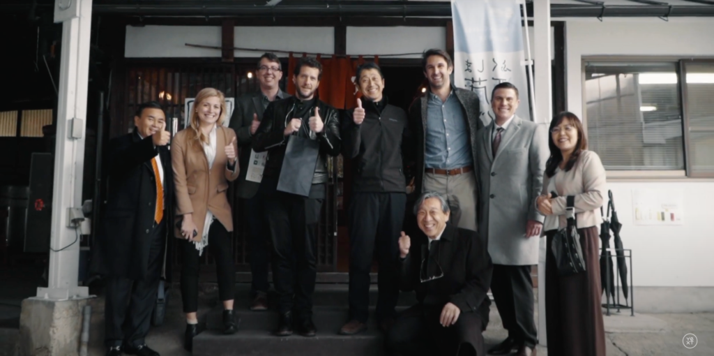 YEXT US & Japan’s representatives along with members of the Fukushima Prefecture Tourism & Local Products Association.